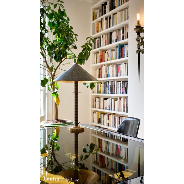 Louisa II Table Lamp in Bronze and Brass by Marine Breynaert For Sale - Image 6 of 7