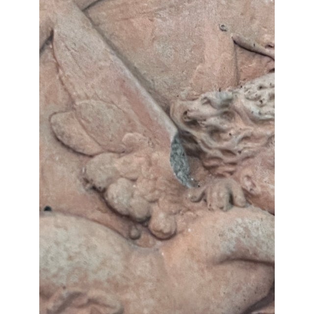 Italian Neoclassical Terracotta Relief Plaque of the Goddess Flora, Circa 1910 For Sale - Image 12 of 12