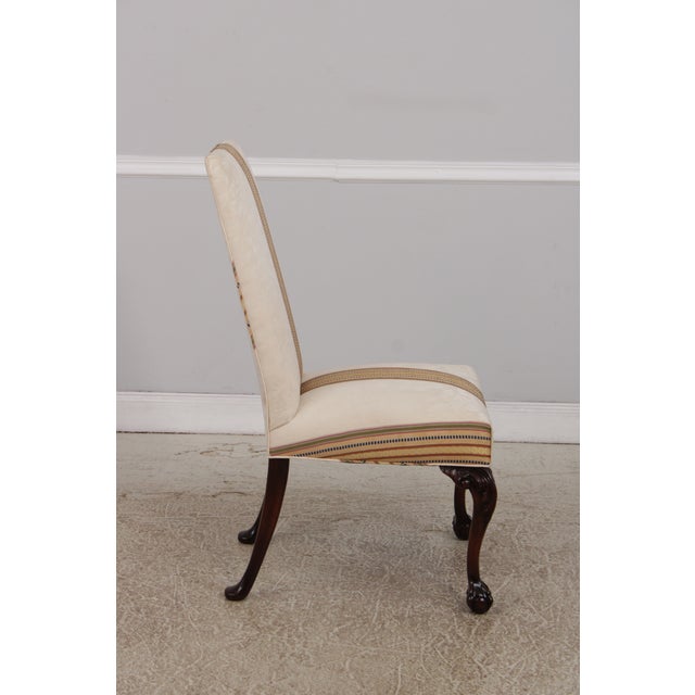 1980s Set of 8 Smith & Watson Mahogany Dining Chairs For Sale - Image 5 of 18