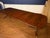 Brown Georgian Style Multi-Banded Mahogany Dining Table by Leighton Hall - Showroom Sample For Sale - Image 8 of 18