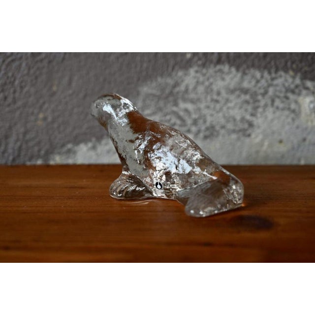 Swedish Glass Seal by Uno Westerberg for Pukeberg For Sale - Image 4 of 8