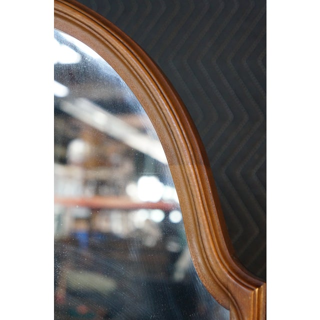 Antique William & Mary Style Walnut Dressing Table Dresser Vanity Mirror For Sale - Image 14 of 18
