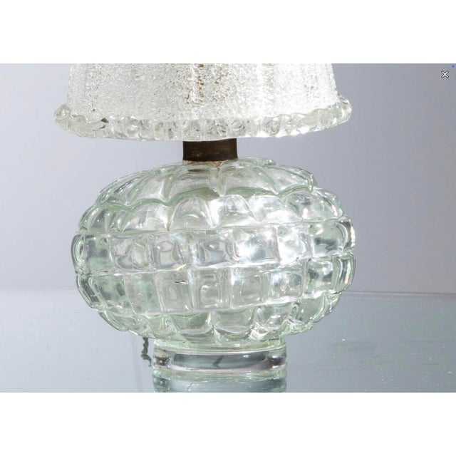 Table Lamps by Barovier & Toso, 1940s, Set of 2, in Very Good conditions. Designed 1920 to 1949 This piece is attributed...