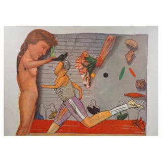 Pat Andrea, Tribute to the Runner (Marathon), 1992, Original Lithograph For Sale