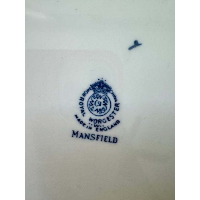 A flawless set of 6 Royal Worcester “Mansfield” salad plates – registered 1906 (Rd. No. 474650), made in England during...