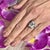 2010s Diamond Aquamarine Ring 14k Gold 6.25 TCW Certified For Sale - Image 5 of 13