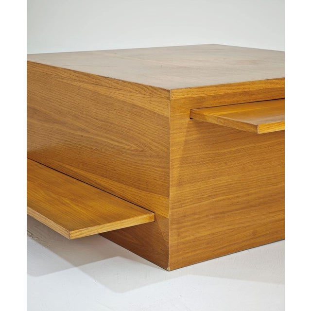 Mid-Century Modern Extendable Wooden Coffee Table, Italy, 1970s For Sale - Image 15 of 16