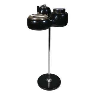 Space Age Standing Ashtray in Plastic and Metal, 1970s For Sale