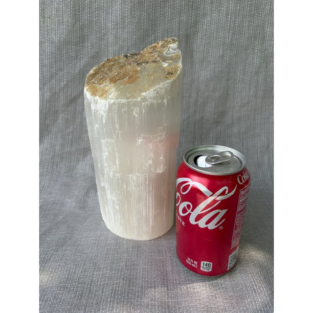 Natural White Selenite Crystal For Sale - Image 9 of 12