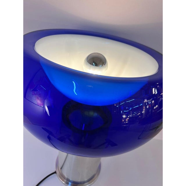 Table Lamp with Double-Walled Glass Shade from Doria For Sale - Image 6 of 11