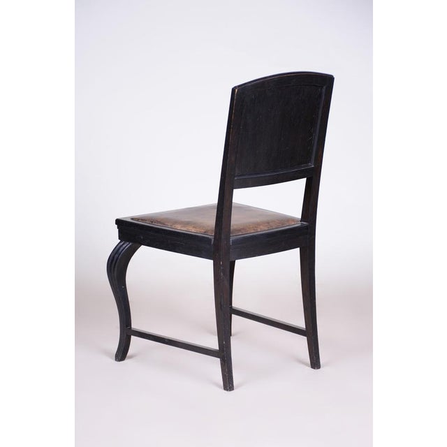 Black Dining Chairs attributed to Otto Prutscher, 1890s, Set of 6 For Sale - Image 3 of 18