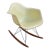 Herman Miller Eames Fiberglass Shell Rocking Chair 1960s Parchment Color 6641 For Sale