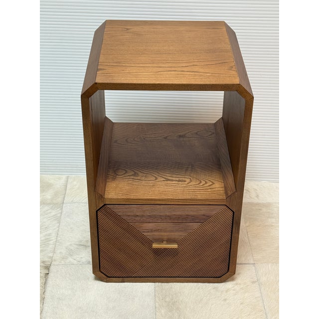 Wood Four Hands Caspian End Table, Natural Ash Wood For Sale - Image 7 of 12