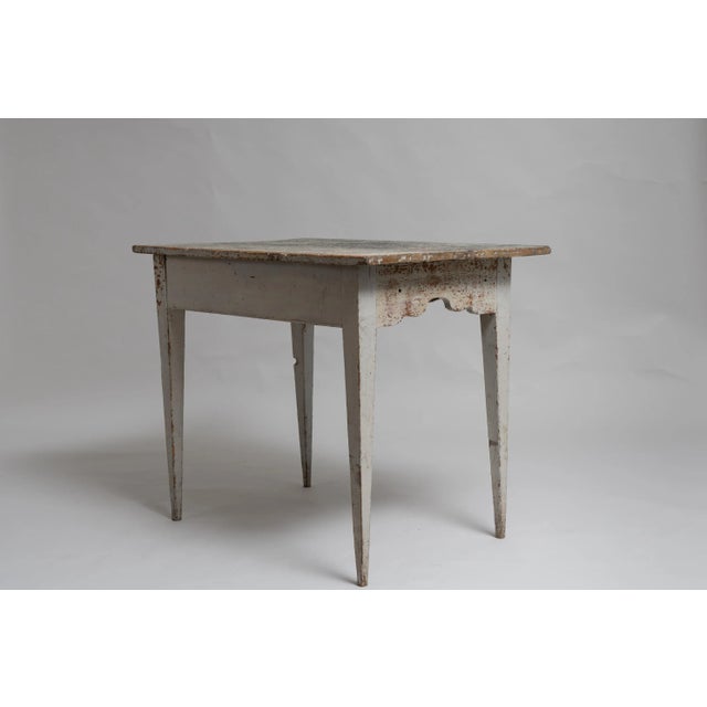 19th Century Swedish Gustavian Pine Wall Table For Sale - Image 4 of 11