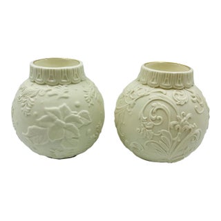 Vintage Lenox Ornamental Glow Votive Holders - Set of 2 For Sale