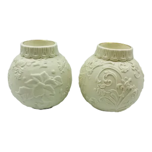 Vintage Lenox Ornamental Glow Votive Holders - Set of 2