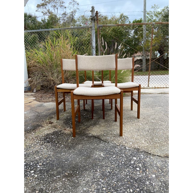 MidCentury k.d. Furniture Danish Dining Chairs Set of 4 Chairish