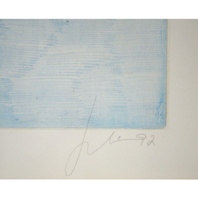 1990s "Haven III" - Large Scale Lakeside Grassland Landscape Lithograph, 50/150 For Sale In Monterey, CA - Image 6 of 9