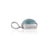 Cushion Cut Aquamarine Bezel Set Solitaire Pendant in 925 Sterling Silver For Sale - Image 4 of 14