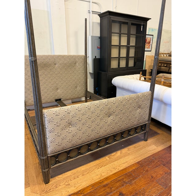 Queen Size Orlando Diaz-Azcuy for McGuire Vendome Canopy Bed Frame For Sale - Image 12 of 12