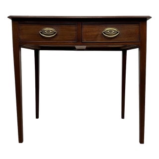 18th Century English Mahogany Writing Table For Sale
