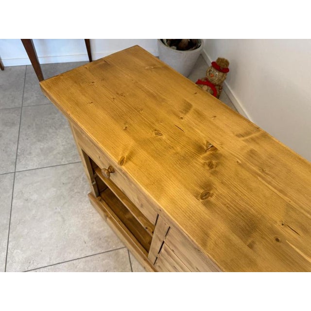 Antique Chest of 8 Drawers in Softwood For Sale - Image 10 of 14