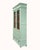 Louis XVI Style Mint Green Showcase Vitrine For Sale - Image 10 of 12