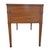 This is a vintage Sligh Lowry walnut writing desk with a gilded black leather top. It is in the Regency Revival style, and...