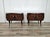 Mid-Century Mahogany Nightstands with Mirrored Top, 1950, Set of 2 For Sale - Image 16 of 16