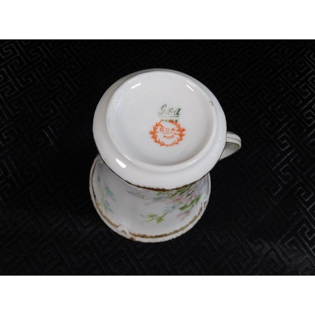 1900s imoges Gerard, Dufraisseix & Abbot Chocolate Cups - Set of 4 For Sale - Image 11 of 12