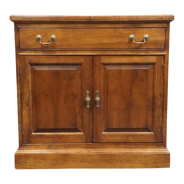 Stickley Furniture Traditional Style Solid Cherry 68" Flip Top Server Buffet 4077 For Sale