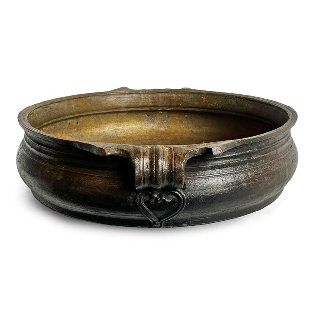 Antique Bronze Urli Bowl For Sale - Image 4 of 6