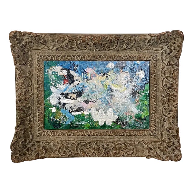 Felix Bachmann, Abstract Composition, 1910, Acrylic & Mixed Media on Board, Framed For Sale