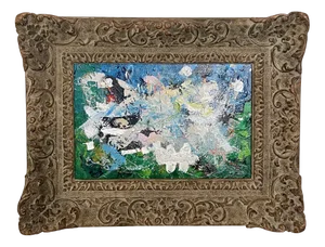 Felix Bachmann, Abstract Composition, 1910, Acrylic & Mixed Media on Board, Framed