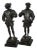 Late 19th Century Antique Bronzes of Standing Turks, Signed Guillot - a Pair For Sale
