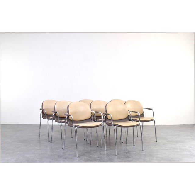Vintage German Chairs from Wilkhahn, 1980s, Set of 8 For Sale - Image 16 of 16