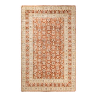 Mogul, One-of-a-Kind Hand-Knotted Area Rug - Brown, 6' 1" x 9' 6" For Sale