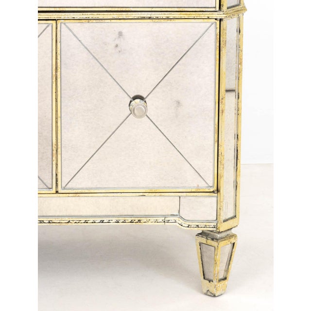 Hollywood Regency Hollywood Regency Style Mirrored Cabinet For Sale - Image 3 of 9