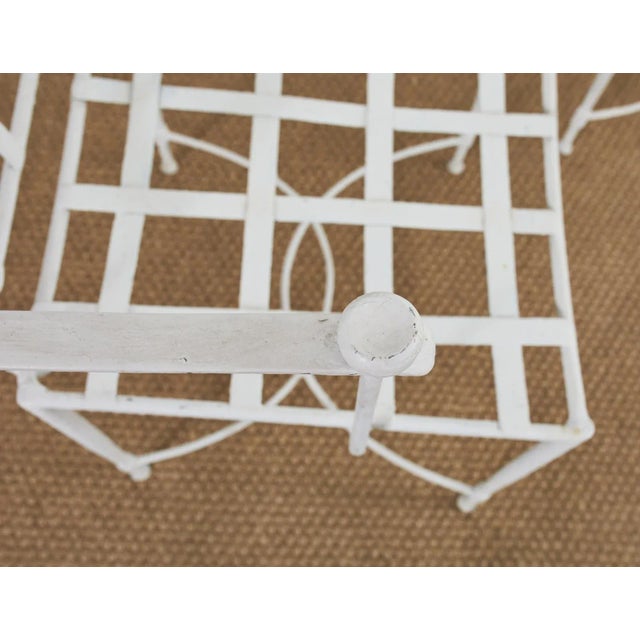 Set of Four Mario Papperzini for Salterini Garden Dining Chairs, Attributed For Sale - Image 10 of 13