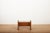Side Table in Veneered Plywood with Sand-Cast Glass Top, Metal Tube and Handles by Jacques Adnet, 1930s For Sale - Image 3 of 10