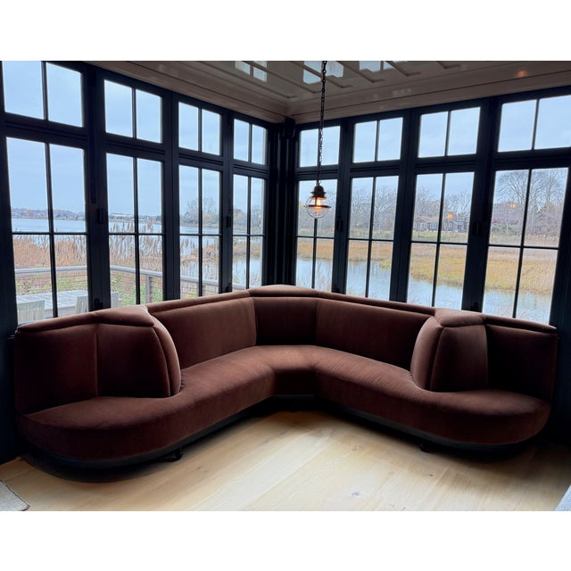 Custom made seating for Sag Harbor's Claxton House, featured in Architectural Digest's Summer 2023 issue. A luxurious,...