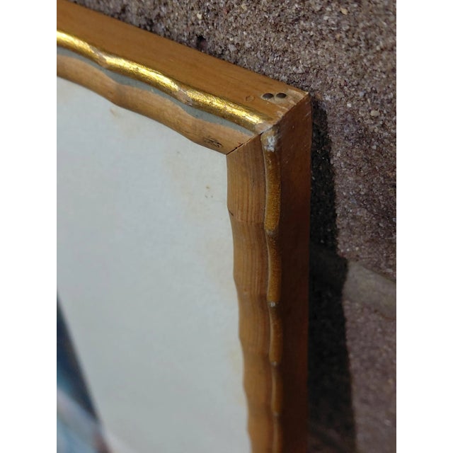 Framed Signed J. Akston "Untitled, 1966" Painting For Sale - Image 10 of 11