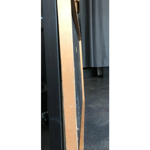 Julien Dinou, Pleine Lune, 1951, Oil on Cardboard For Sale - Image 6 of 10