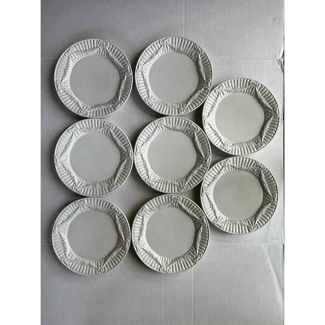 1990s Tiffany & Co. White Garland Dessert/Salad Plates For Sale In Raleigh - Image 6 of 9