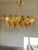 2020s Contemporary Amber and Fumè “Poliedri” Murano Glass Chandelier in Venini Style For Sale - Image 5 of 7