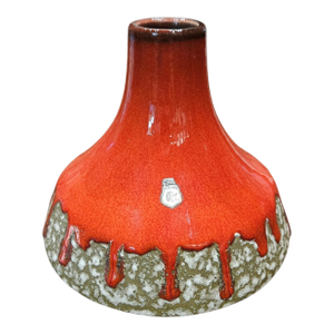 McM, Red Fat Lava Vase