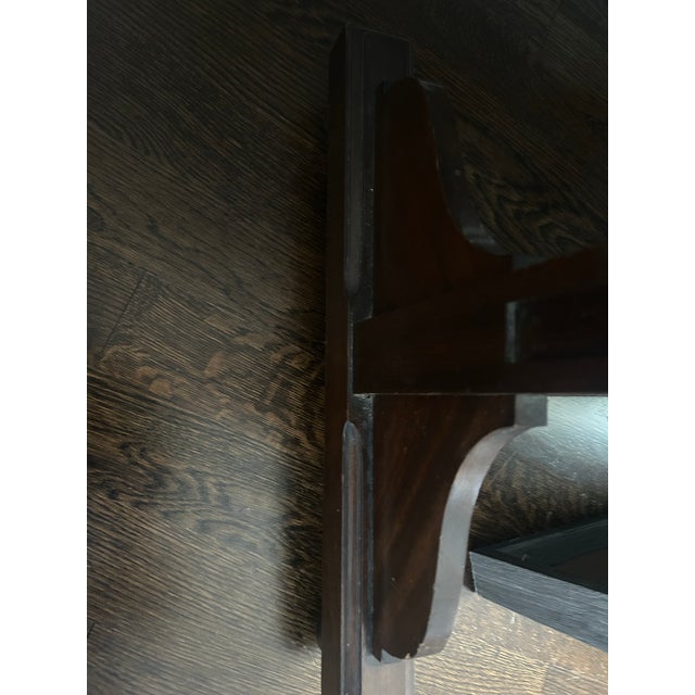 Late 19th Century Late 19th Century Antique Wooden Cheval Floor Mirror Frame With Mirror ( Requires Assembly) For Sale - Image 5 of 18