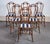 Set of six Art Nouveau café chairs crafted in beechwood by W. Giessing, originating from a historic manor. The chairs...