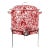 Crow Canyon Home Splatterware, Beverage Dispenser with Stand in Red & White For Sale
