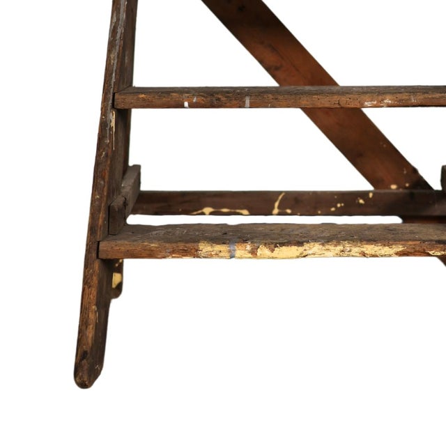 Early 20th Century 20th Century French Rustic Step Ladder For Sale - Image 5 of 6